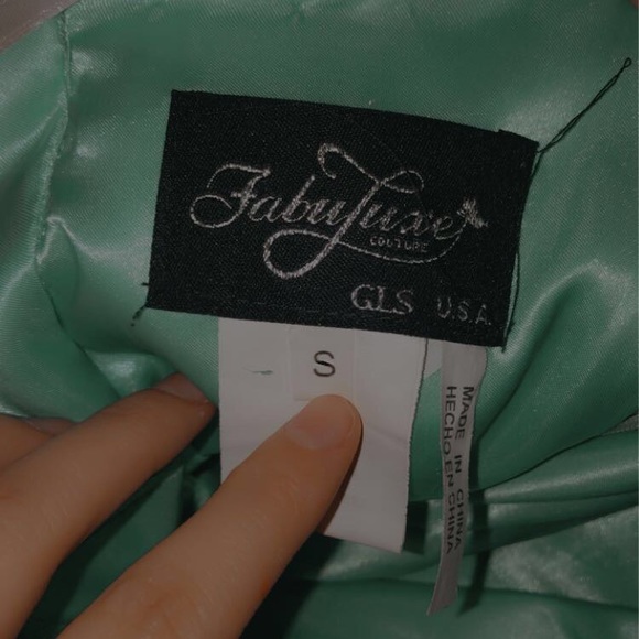 Turquoise Knee high dress - Picture 3 of 3